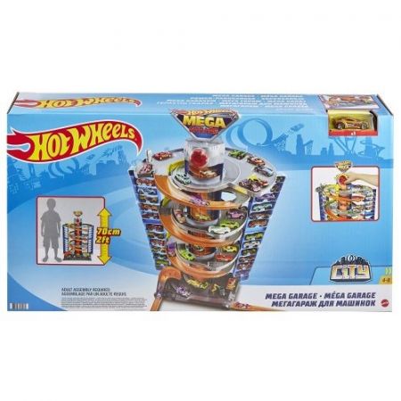 MATTEL Hot Wheels CITY VYLEPŠENÁ MEGA GARÁŽ