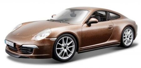 Bburago 1:24 Plus Porsche 911 Carrera S Metallic Brown