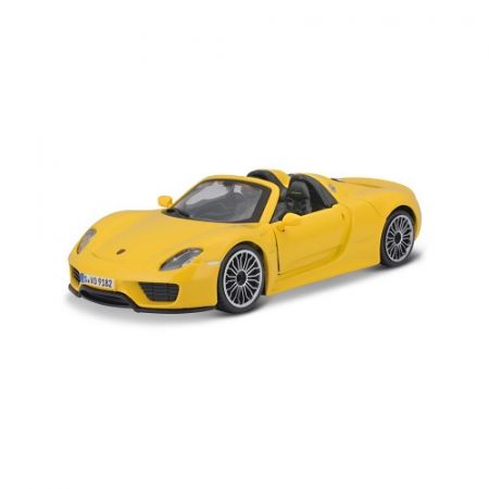 Bburago 1:24 Plus Porsche 918 Spyder Yellow