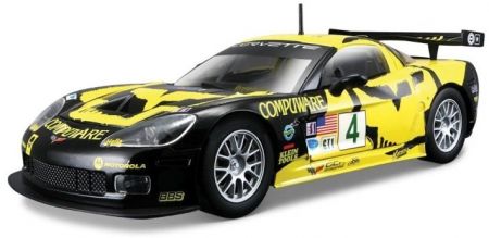 Bburago 1:24 Race Chevrolet Corvette C6R Yellow/Black