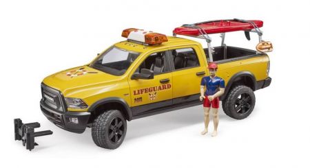 BRUDER 02506 (2506) - RAM 2500 Power Wagon Life Guard s figurkou