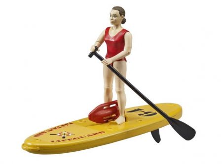 BRUDER 62785 Bworld Záchranářka s paddleboardem