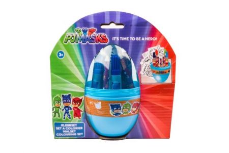 Vejce průhledné s překvapením PJ MASKS 