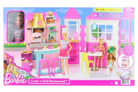 Barbie Restaurace s panenkou herní set HBB91 TV