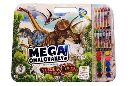 Omalovánka mega set Dinosaurus