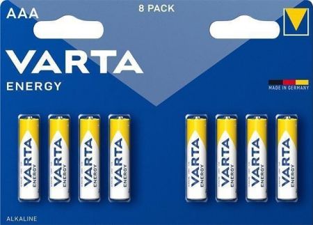 Baterie &quot;Energy&quot;, AAA, 8 ks, VARTA