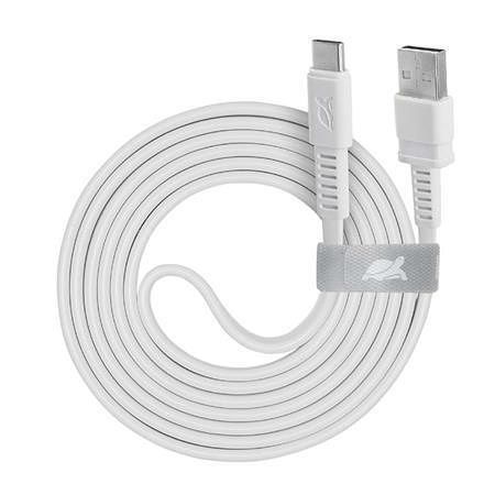 USB kabel &quot;PS6002&quot;, USB-USB-C, 1,2 m, bílá, RIVACASE