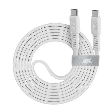 USB kabel &quot;PS6005&quot;, USB-C - USB-C, 1,2 m, bílá, RIVACASE