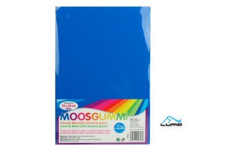 MOOSGUMMI A4 modrá LUMA