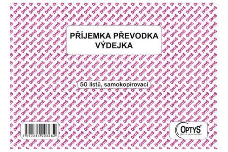 Příjemka-převodka-výdejka, A5, 50 listů, samopropisovací , OPTYS 1328