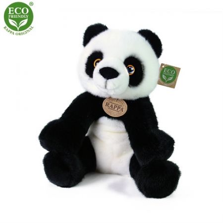 Plyšová panda sedící 27 cm ECO-FRIENDLY