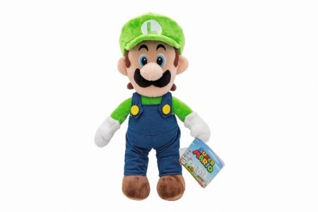 Plyšová figurka Super Mario Luigi 30 cm