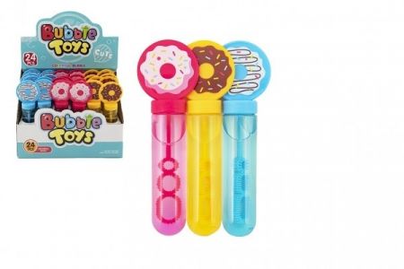 Bublifuk trubice donut/kobliha 14cm 3 barvy