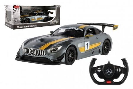 Auto RC Mercedes AMG GT3 plast 35cm 2,4GHz na dálk. ovládání na baterie v krabici 44x18x23