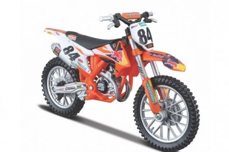 Motorka Bburago KTM 450 SX-F Factory Edition (2018) kov/plast 12cm