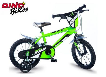 Dino Bikes Dětské kolo zelené 16&quot; 2017