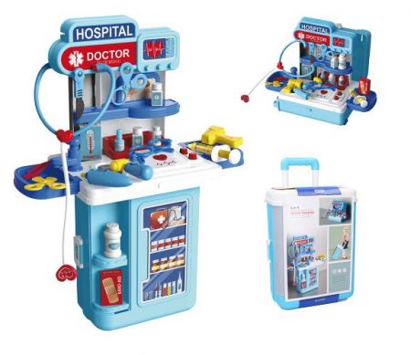 Doktor set stolek v kufříku 49 x 24 x 64 cm