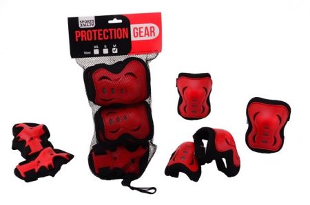 Chrániče Protectiongear červeno/černé