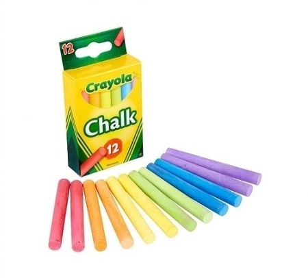 Barevné křídy Crayola 12 barev