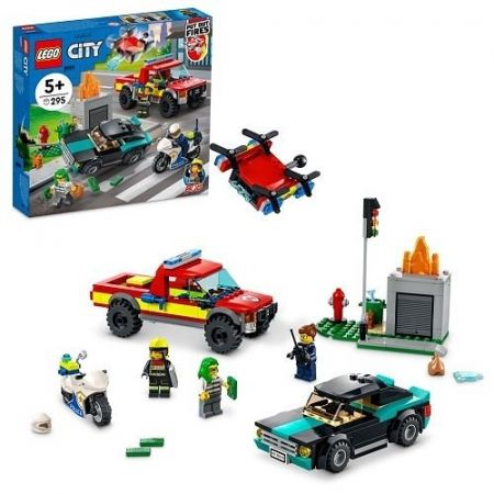 LEGO City 60319 Hasiči a policejní honička