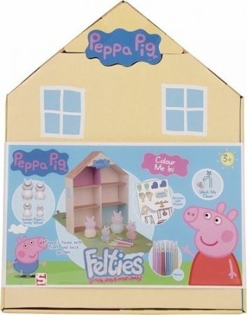 Prasátko Peppa s vybarvovacími figurkami a domečkem