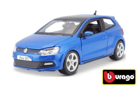 Bburago 1:24 Plus VW Polo GTI Mark 5 Blue