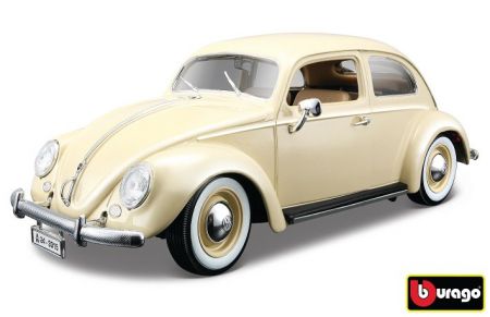 Bburago 1:18 Volkswagen Beetle 1955 Beige