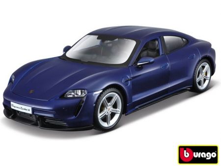 Bburago 1:24 Porsche Taycan Turbo S 2019 Carrara Blue