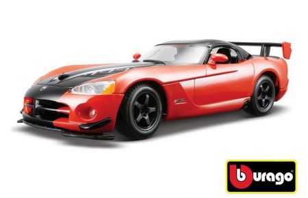 Bburago 1:24 Dodge Viper SRT10 ACR červeno černá 18-22114