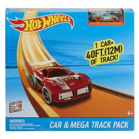 Hot Wheels TRACK BUILDER MEGA BALENÍ DRAH