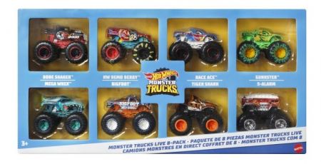 Hot Wheels MONSTER TRUCKS 8KS TRUCK HRDINOVÉ