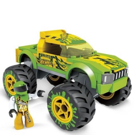 MEGA CONSTRUX HOT WHEELS GUNKSTER MONSTER TRUCK