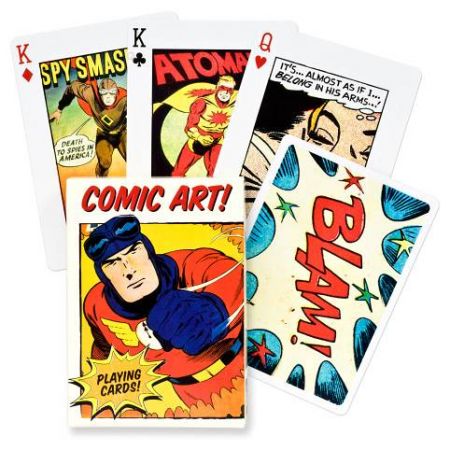 PIATNIK Poker -  Vintage Comic Art