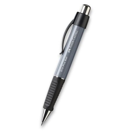 Kuličková tužka Faber-Castell Grip Plus Ball 1407 M, 0,4 mm, šedá