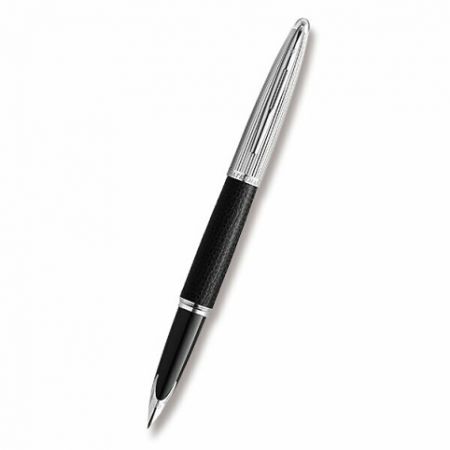 Waterman Carene SE Black Leather plnicí pero, hrot EF