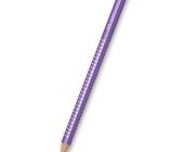 Grafitová tužka Faber-Castell Jumbo Sparkle - perleťové odstíny fialová