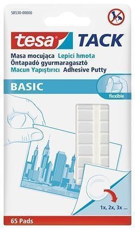 Lepicí hmota &quot;Basic Tack 58530&quot;, 65 ks/balení, TESA