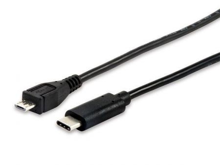 Převodní kabel, USB-C-USB MicroB 2.0, 1m, EQUIP 12888407