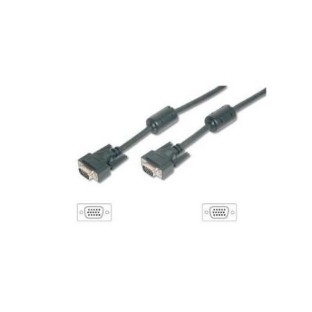 Monitor VGA kabel s feritovým kroužkem, 10 m, EQUIP 118814