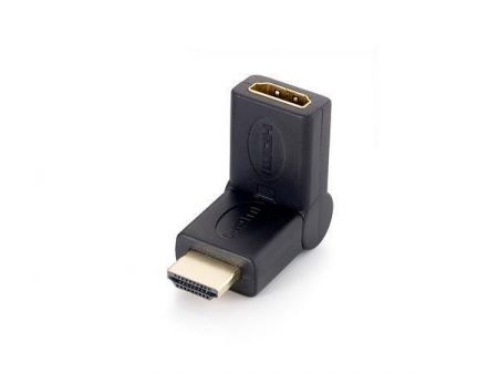 Adaptér, PŘEVODNÍK HDMI-HDMI, Flexibilní 90°, EQUIP 118911