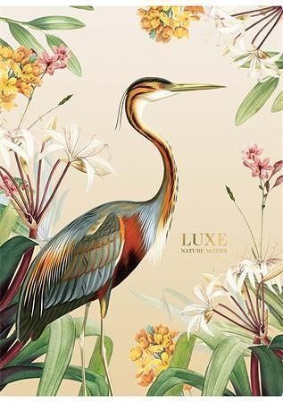 Sešit &quot;Luxe Nature&quot;, mix vzorů, čtverečkovaný, A4, 40 listů, SHKOLARYK