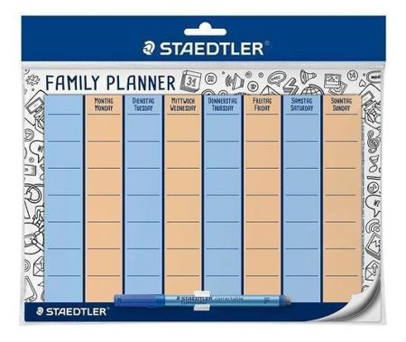 Plánovací rodinná tabule &quot;Lumocolor 641 FP&quot;, stíratelná, STAEDTLER 641 FP