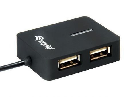 USB HUB &quot;Life&quot;, 4 porty, USB 2.0, EQUIP 128952