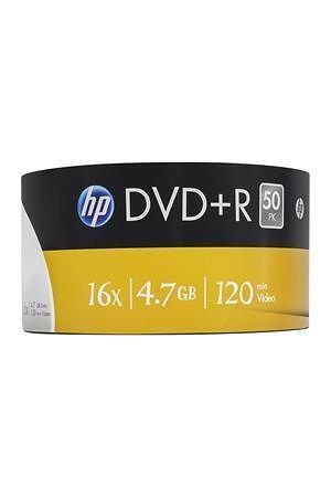 DVD+R, 4,7 GB, 16x, 50 ks, shrink, HP 69305