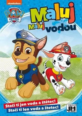 Omalovánka A5 Maluj vodou Paw Patrol