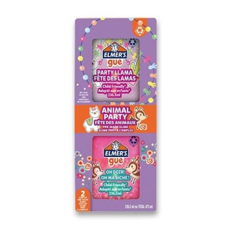 Sada ELMER&sbquo;S Animal Party Gue 236,5 ml, 2 ks