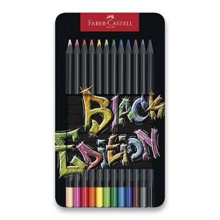 Pastelky Faber-Castell Black Edition 12 barev