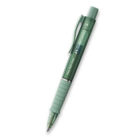 Kuličková tužka Faber-Castell Poly Ball View XB, zelená