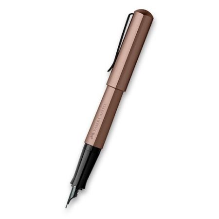 Faber-Castell Hexo Bronze plnicí pero hrot F