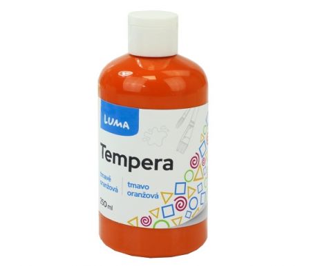 Barvy temperové LUMA 250ml oranžová tmavě